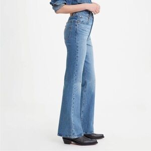 Levi's Light Blue Wide Leg Jeans
